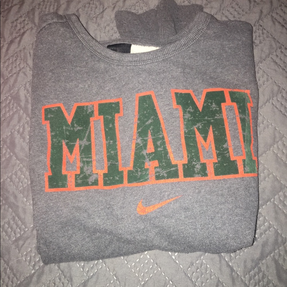 Miami dolphins Nike pull over.